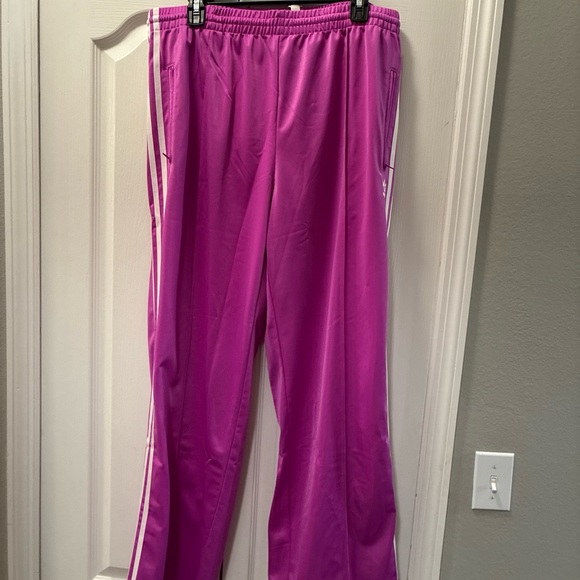 Adidas ladies purple burst track pants size XL - Picture 2 of 8